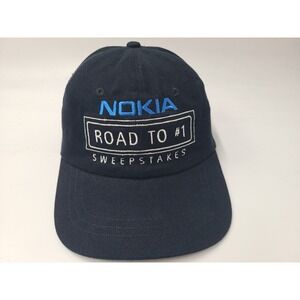 Vintage Nokia Road To #1 Sweepstakes Strapback Adjustable (Fits Small) Hat Cap